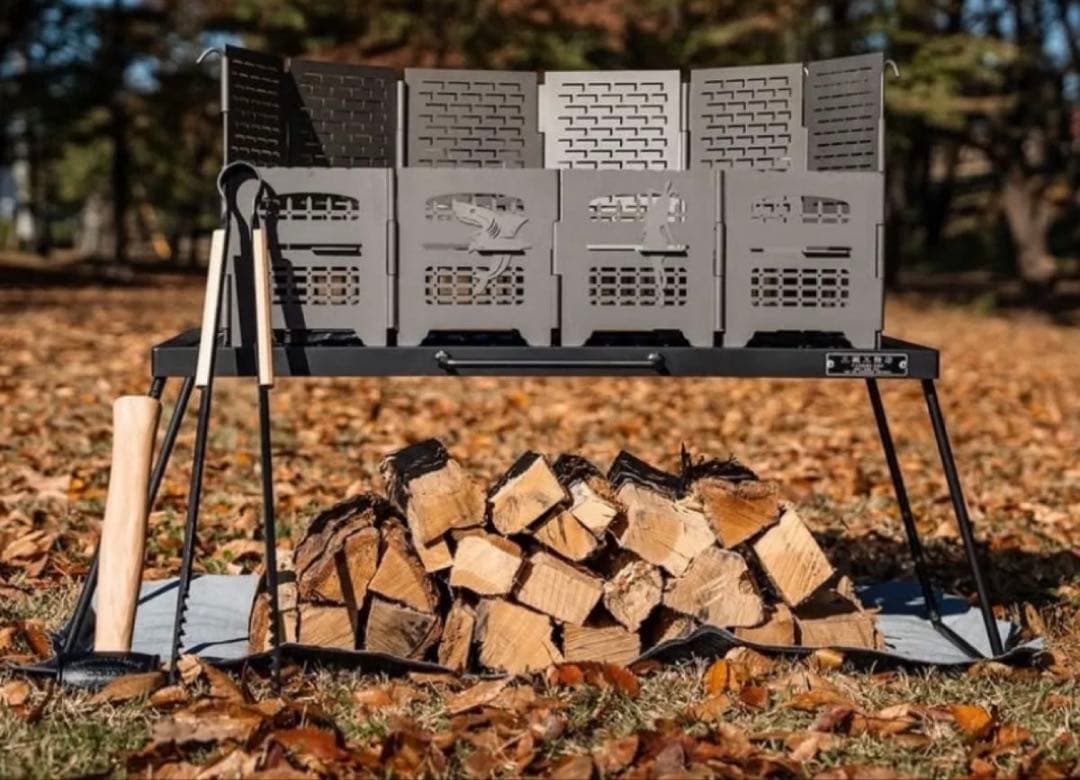 サンゾー工務店　アイアンテーブル　ロダン　ブリック　セット　（新品）