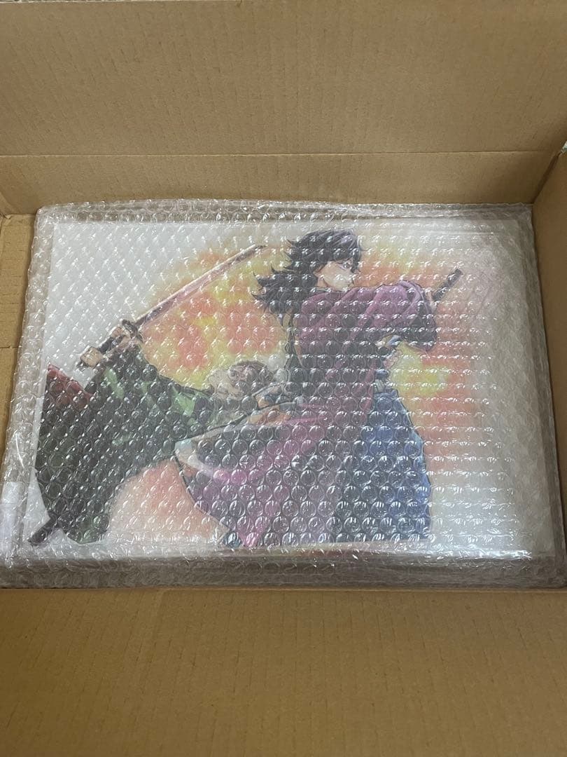 鬼滅の刃 C106 くじ 炭治郎と義勇 A賞 ビッグアクリルスタンド 繋ぐ