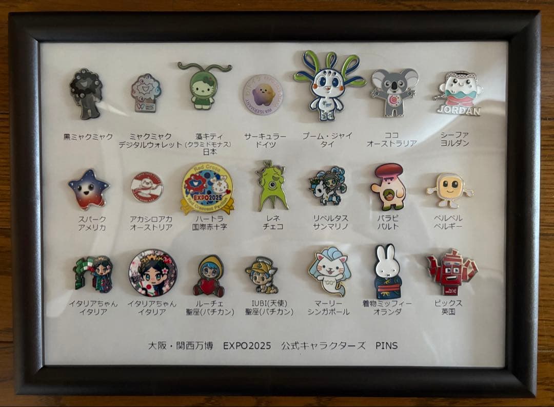 EXPO2025 キャラクターピンバッジセット EXPO2025 ミャクミャク 【JR 7 Character All Stars】 ピンバッジ