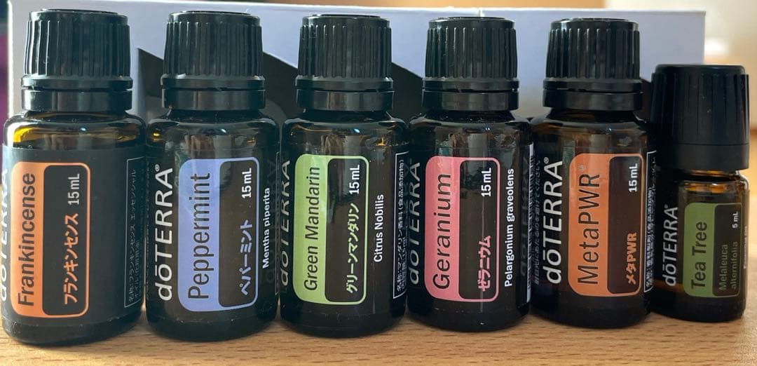 ドテラ　オイル6本　フランキンセンス他