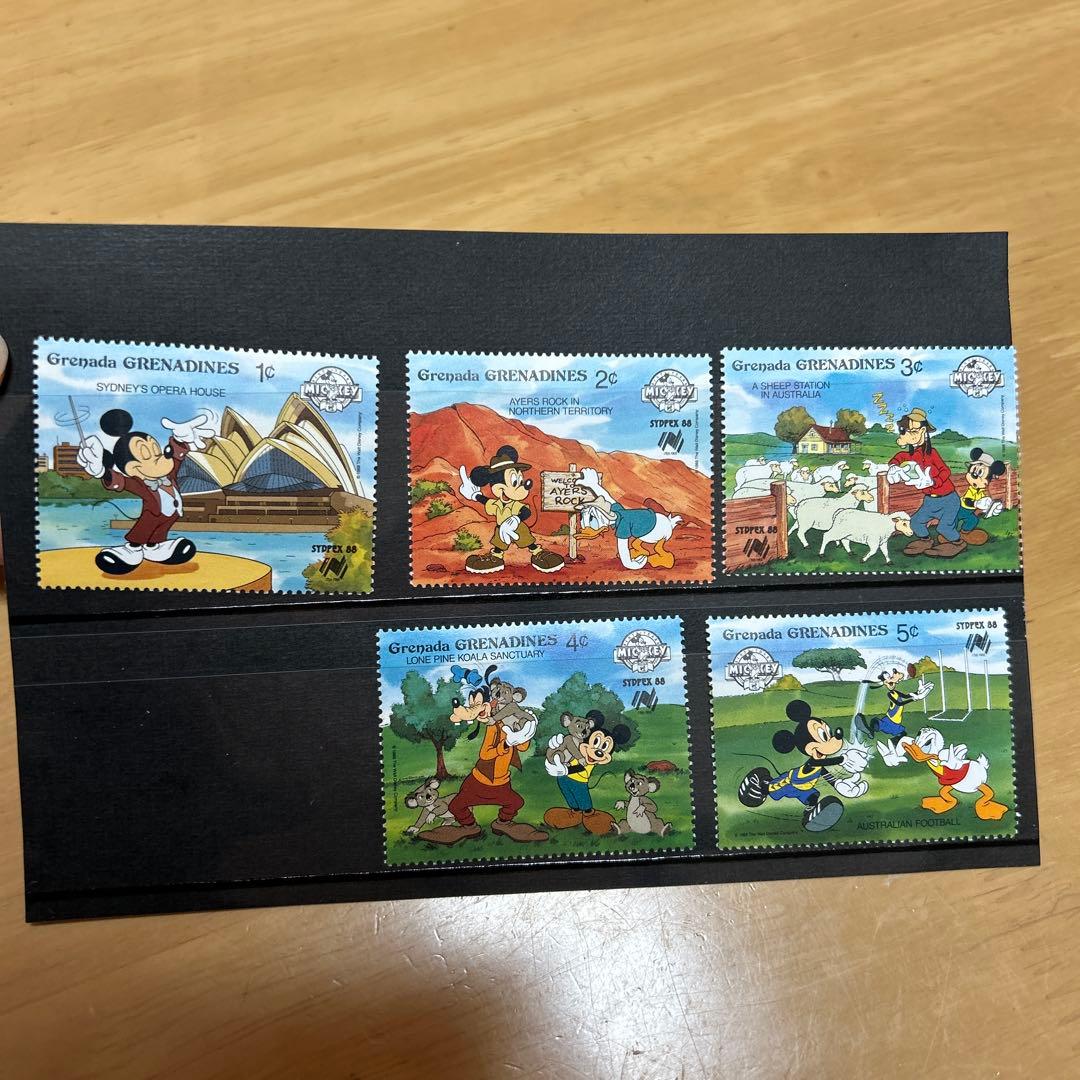 Disney ディズニー 切手 海外 アメリカ ドル - メルカリ