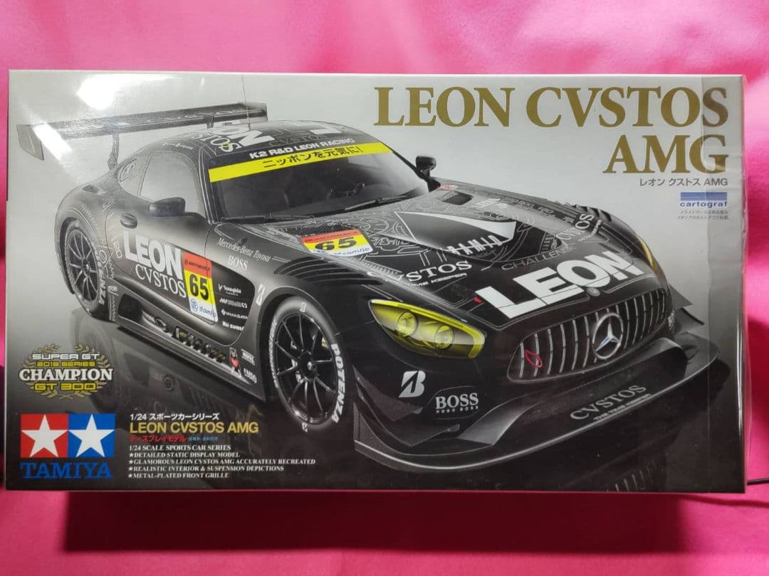 タミヤLEON CVSTOS AMG1/24 2018年 GT300チャンピオン K2 R&D LEON RACING チャンピオンマシンがプラモデル化 決定