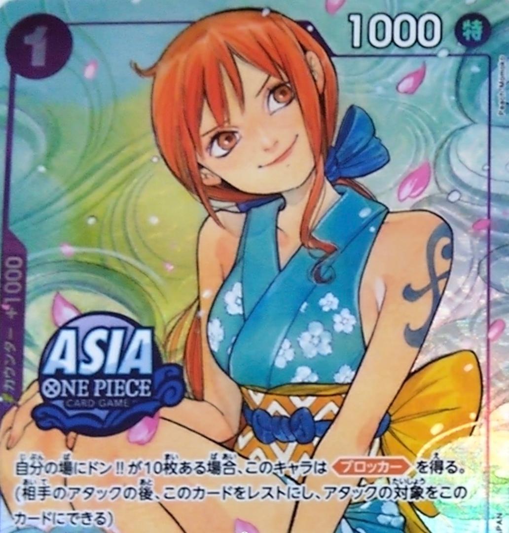 おナミ ワンピースカード プロモカードE ONE PIECE CARD Nami