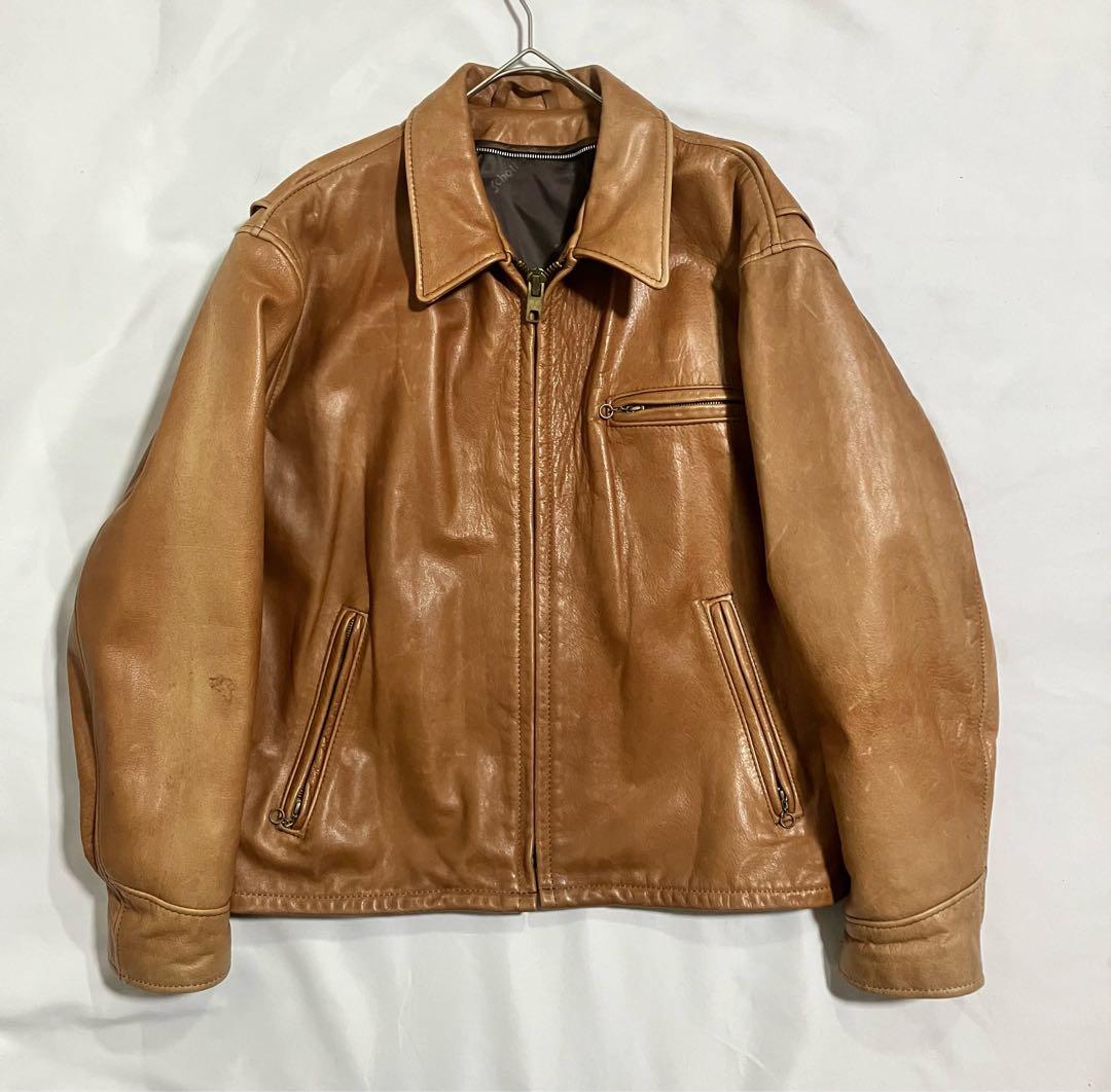 たろいも 【SCHOTT/ライダースジャケット】廃盤AT101/サイズ44 たろいも 様専用【SCHOTT/ライダースジャケット】廃盤AT101/サイズ44