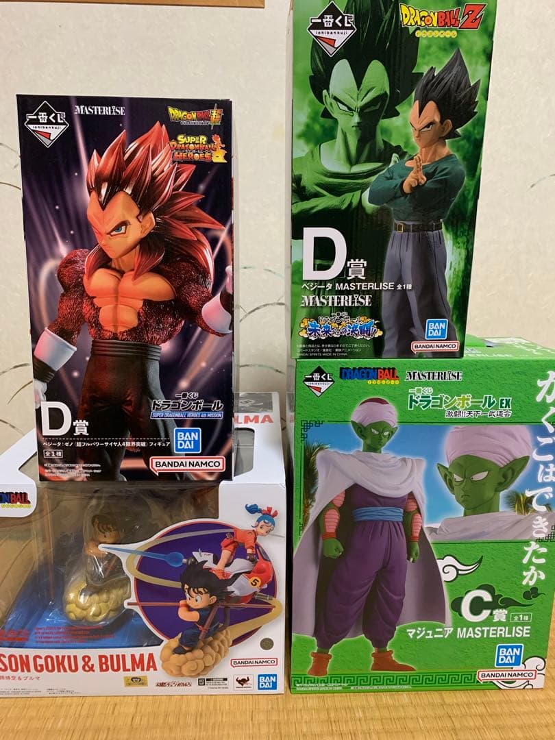フィギュアーツZERO 孫悟空＆ブルマ　ベジータ　ゼノ　マジュニア