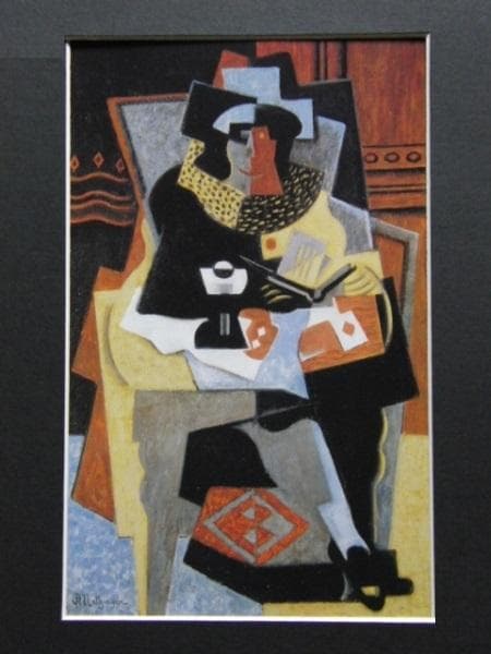 Jean Metzinger、Joueur de cartes、希少画集より
