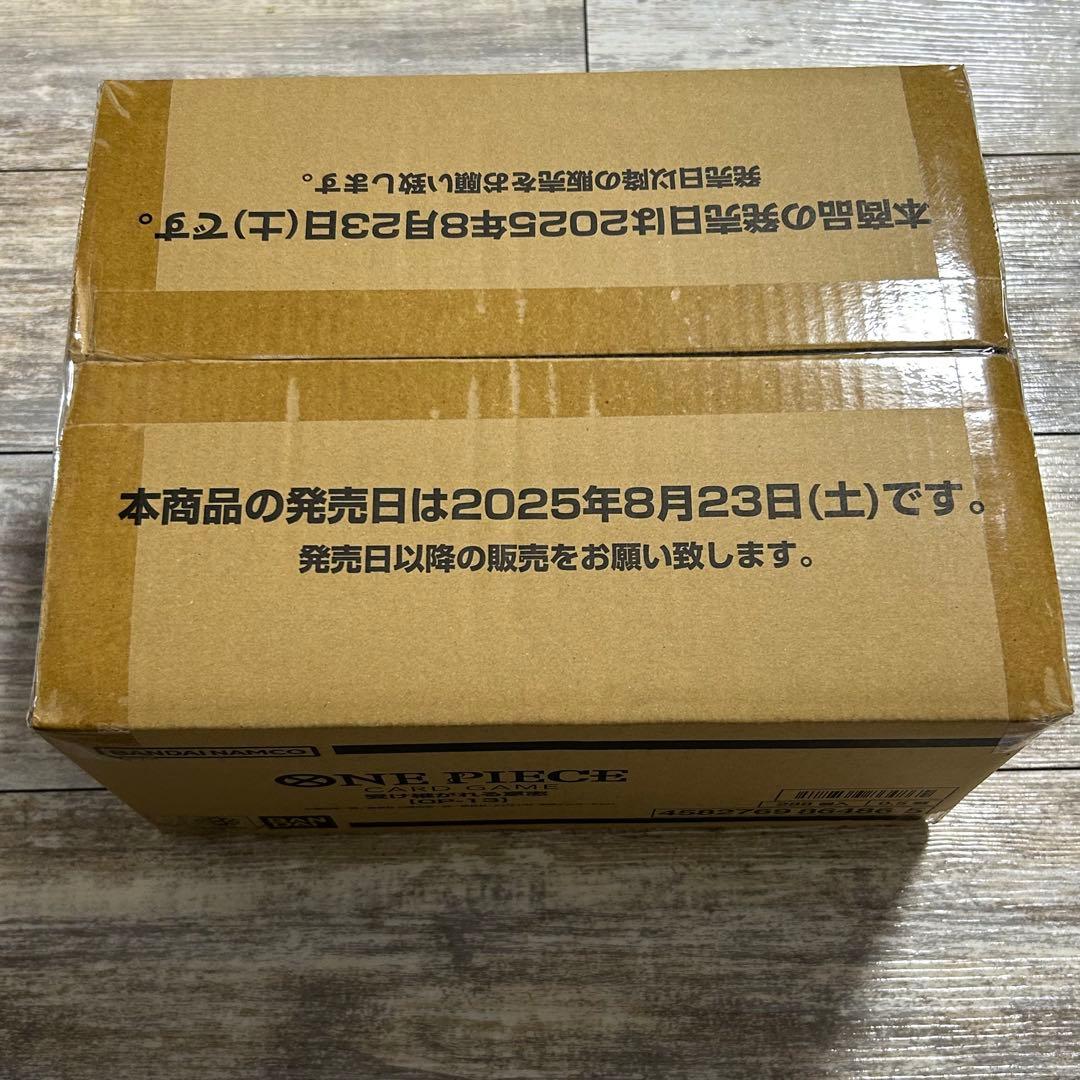 新品未開封】ワンピースカード 受け継がれる意志 1カートン (12BOX