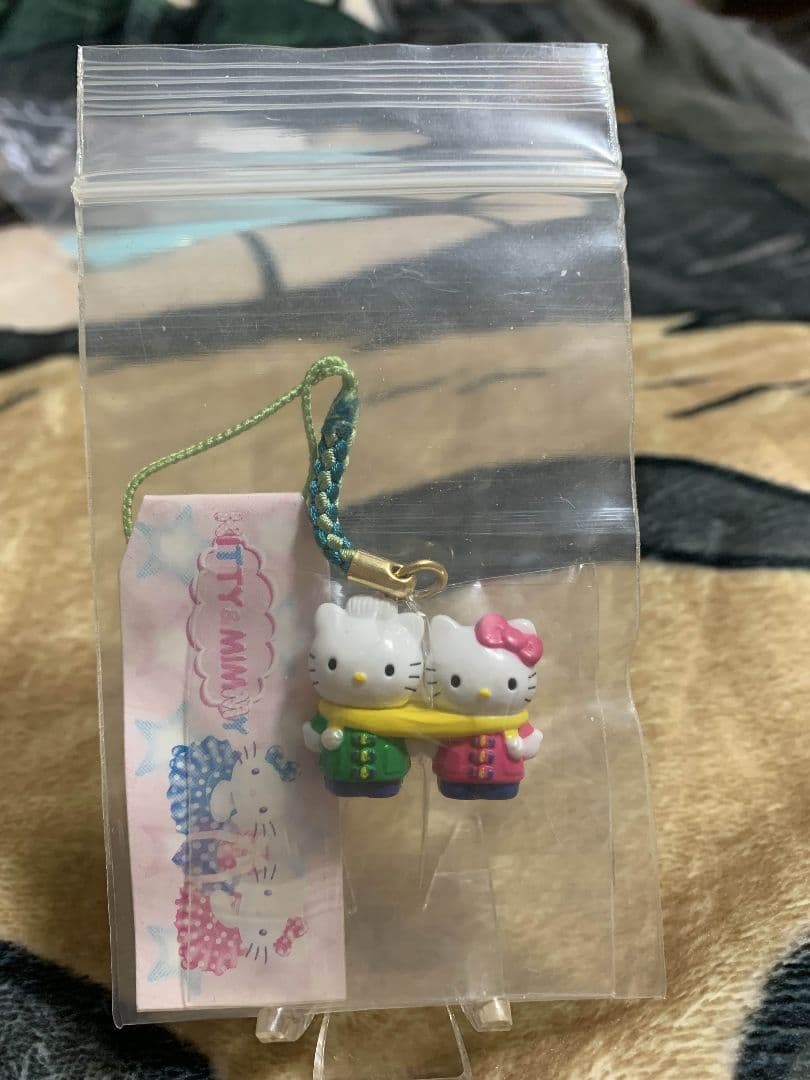 d*3様 サンリオハローキティ根付け KITTY&MIMMYキティ&ダニエル 2