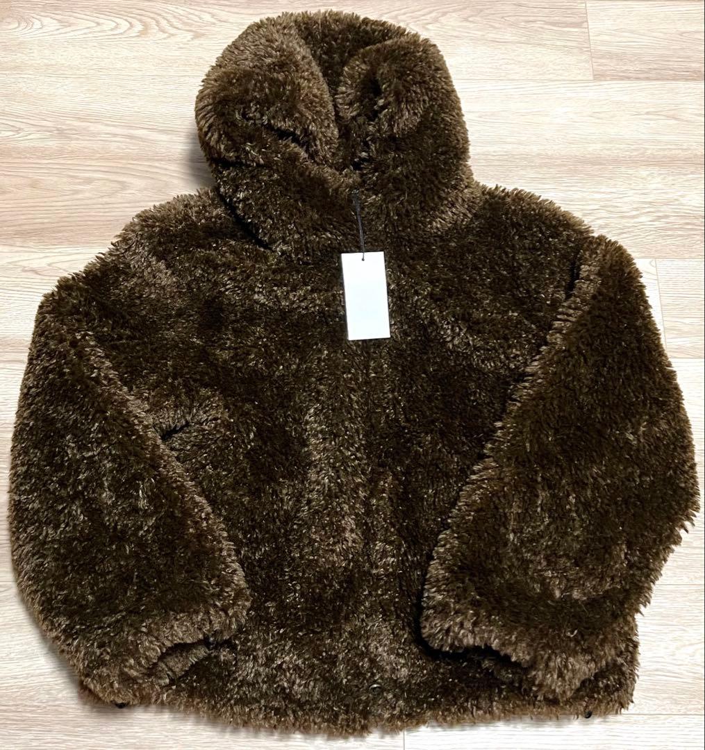 ZARA フェイクファー フード付きジャケット