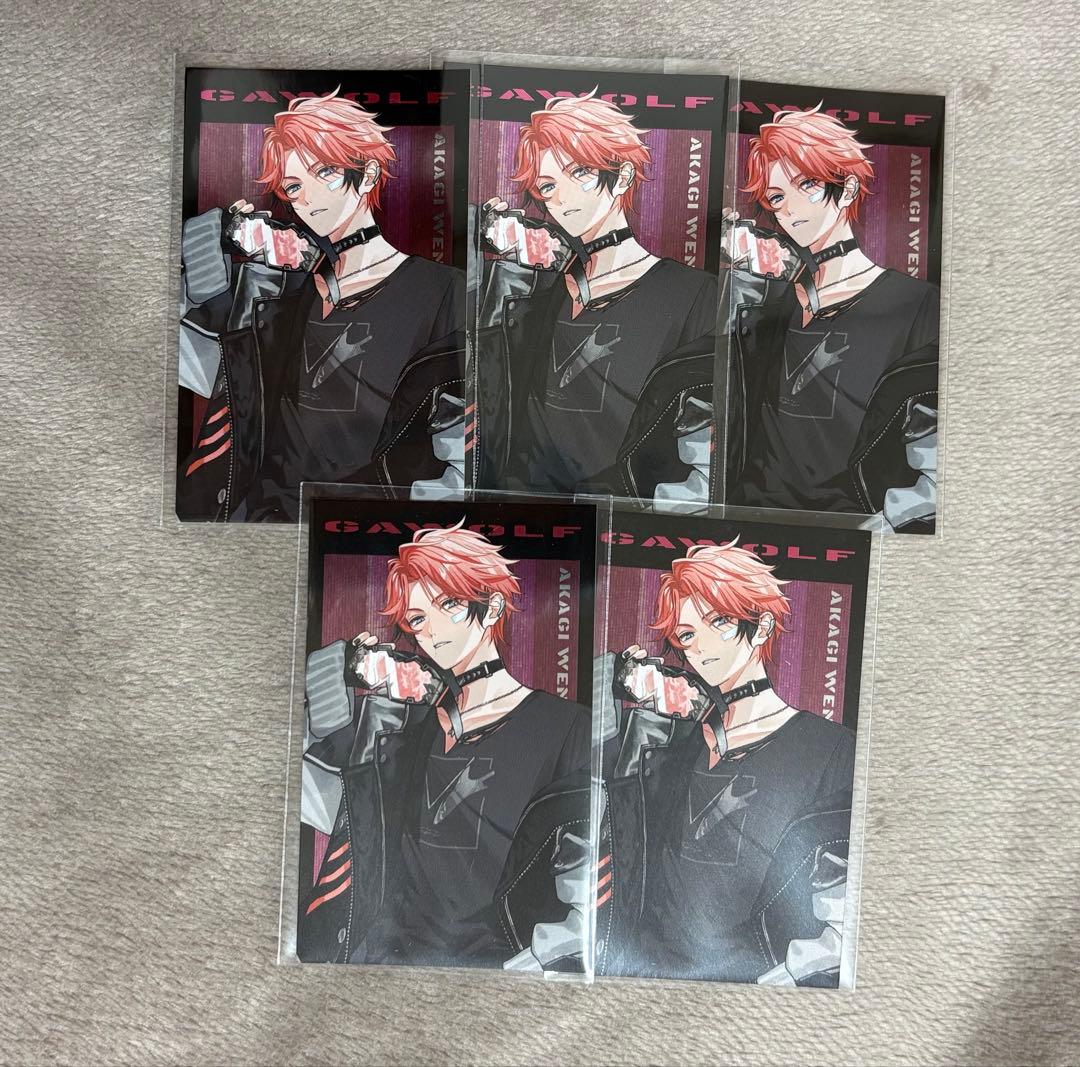 にじさんじ ぎゃうるふ 赤城ウェン チェキ - メルカリ