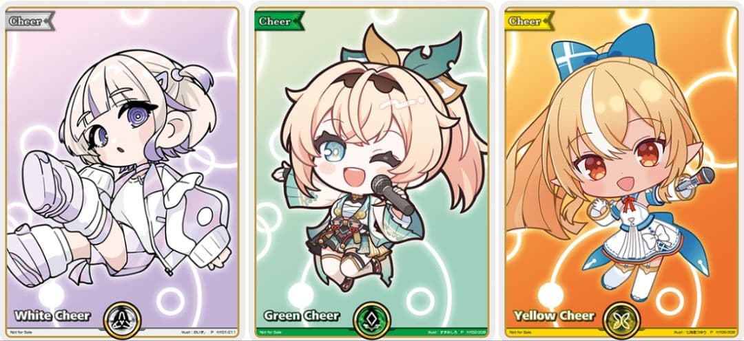 ホロカ エール プロモ 英語版 風真いろは 轟はじめ 不知火フレア 3枚