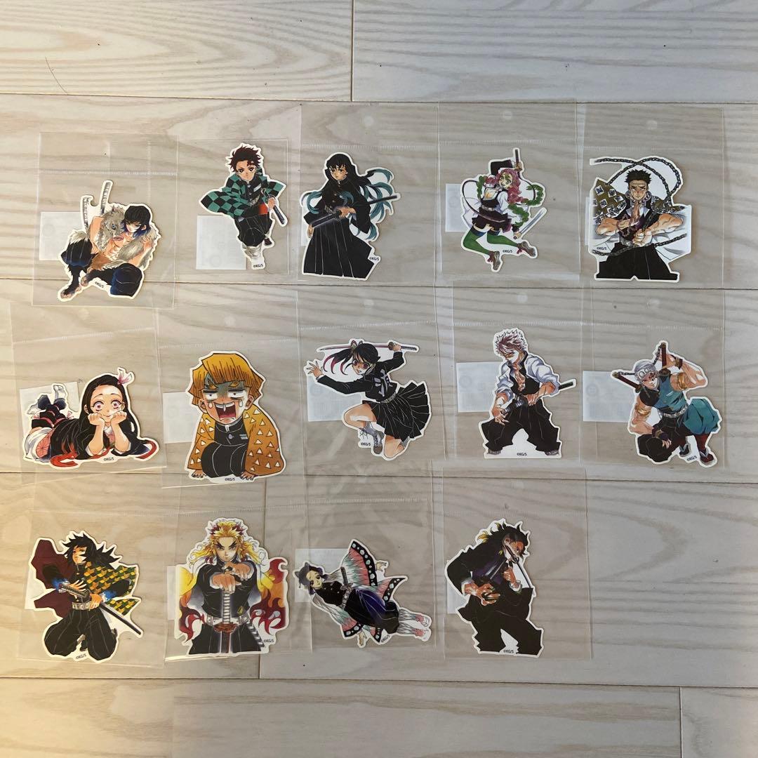鬼滅の刃　ダイカットステッカー　14枚セット カードダスドットコム 公式サイト | 商品情報 - 鬼滅の刃 ダイカット