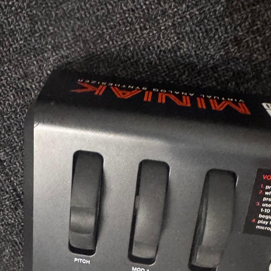 AKAI MINIAK シンセサイザー ボコーダー 動確済 備品完備 #1 - メルカリ