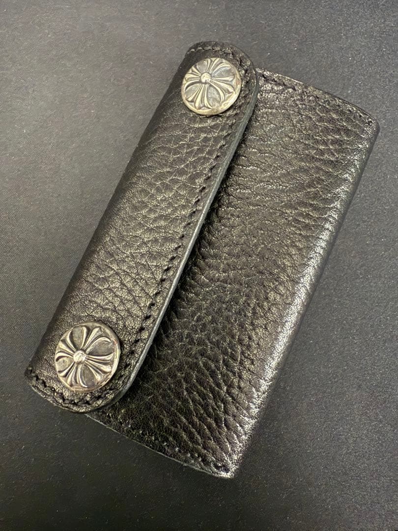 本革ケース　クロスボールコンチョ