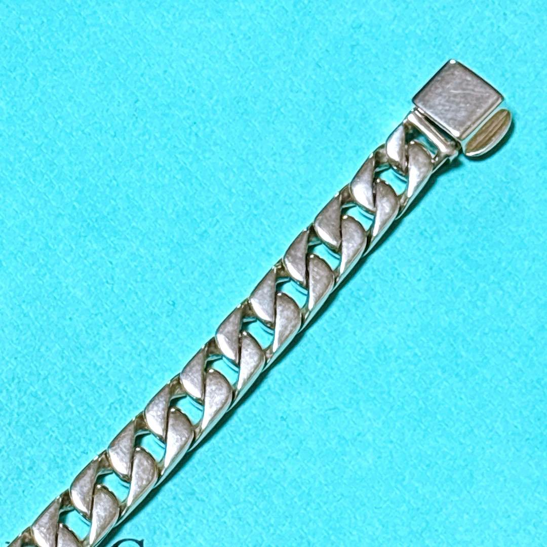 【美品】19.5cm 希少 ティファニー 喜平チェーン ブレスレット SV925
