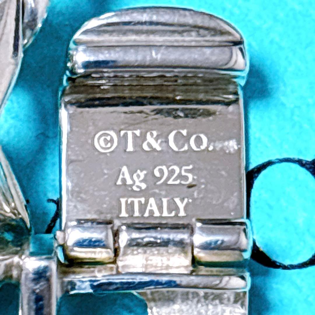 【美品】19.5cm 希少 ティファニー 喜平チェーン ブレスレット SV925