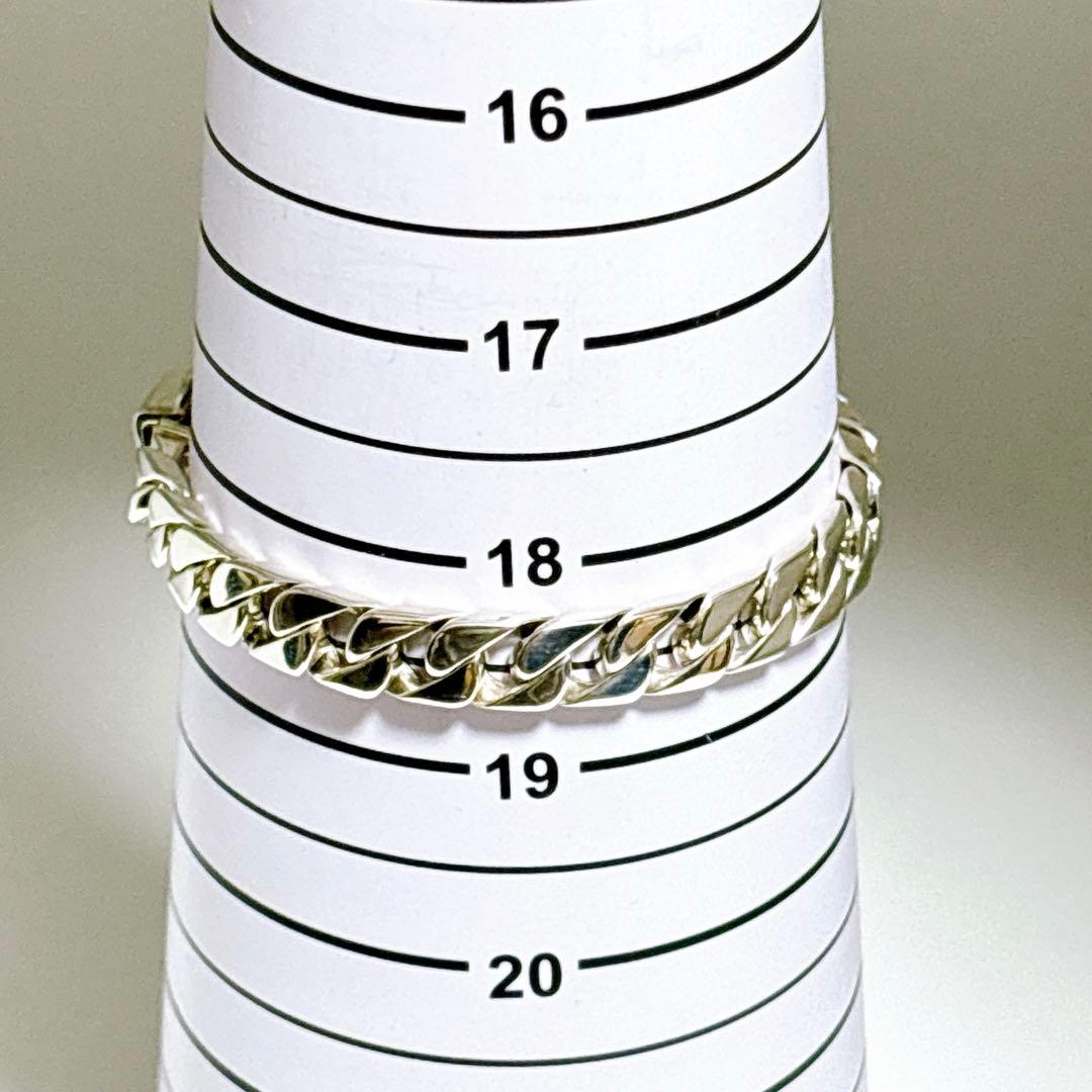 【美品】19.5cm 希少 ティファニー 喜平チェーン ブレスレット SV925