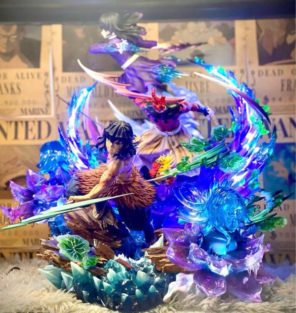 鬼滅の刃 嘴平 伊之助 栗花落カナヲ フィギュア ガレージキット 鬼滅の刃 ガレージキット フィギュア 花の呼吸 栗花落カナヲ /Demon