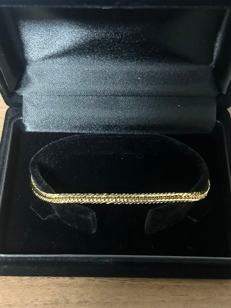 喜平　k18 12面　トリプル　8.0g 18cm ブレスレット　造幣局刻印あり