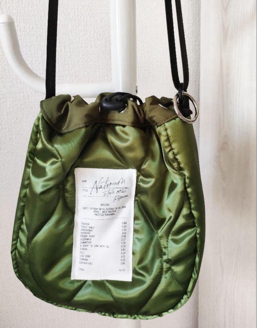 なとり ライブ限定グッズ　劇場　再演　ショルダーバッグ 会場限定品 なとり 2nd ONE-MAN LIVE 「劇場～再演～」 グッズ販売に関してのご