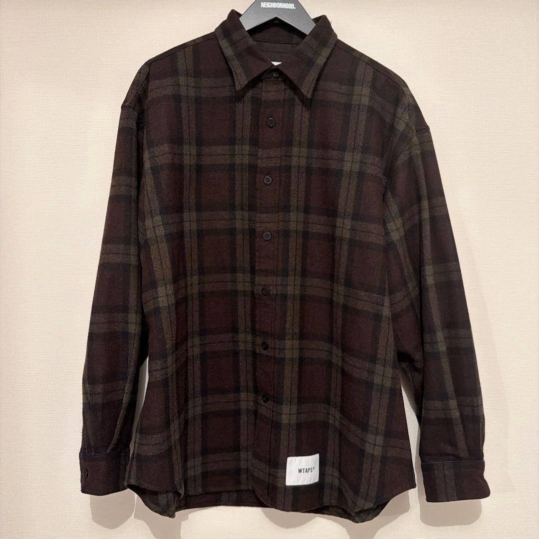 トップス WTAPS TXT 01 LS WOPL TWEED TEXTILE