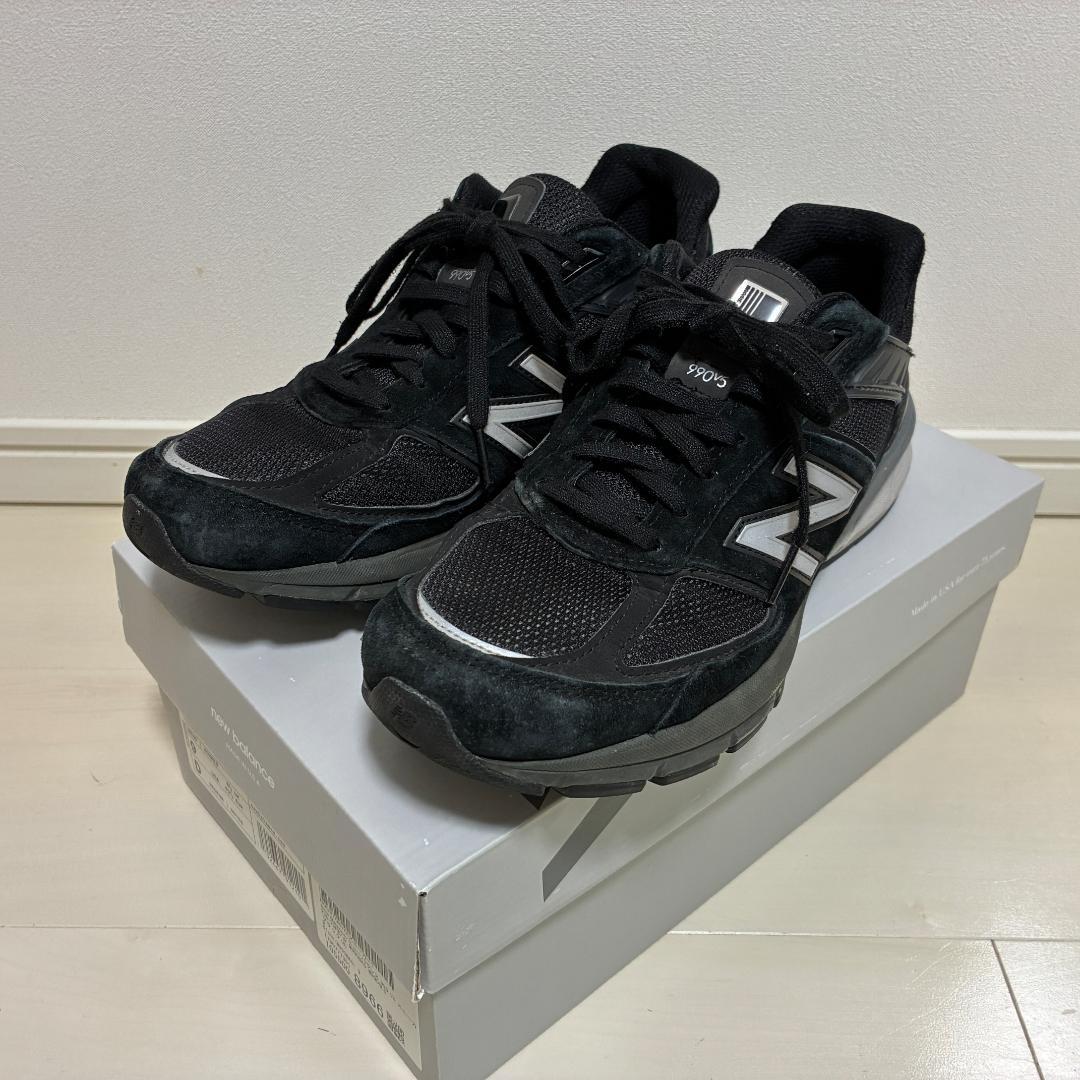 ニューバランス M990BK5 27.0 黒 990v5 USA製 専用箱 ニューバランス M990BK5 27.5 黒 990v5 USA製 専用箱 - メルカリ