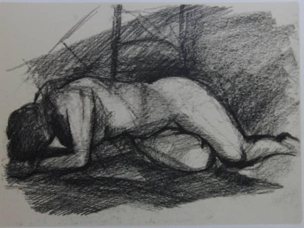 森　芳雄、石版画リト大判/限定６５部/シリアル・直筆サイン入