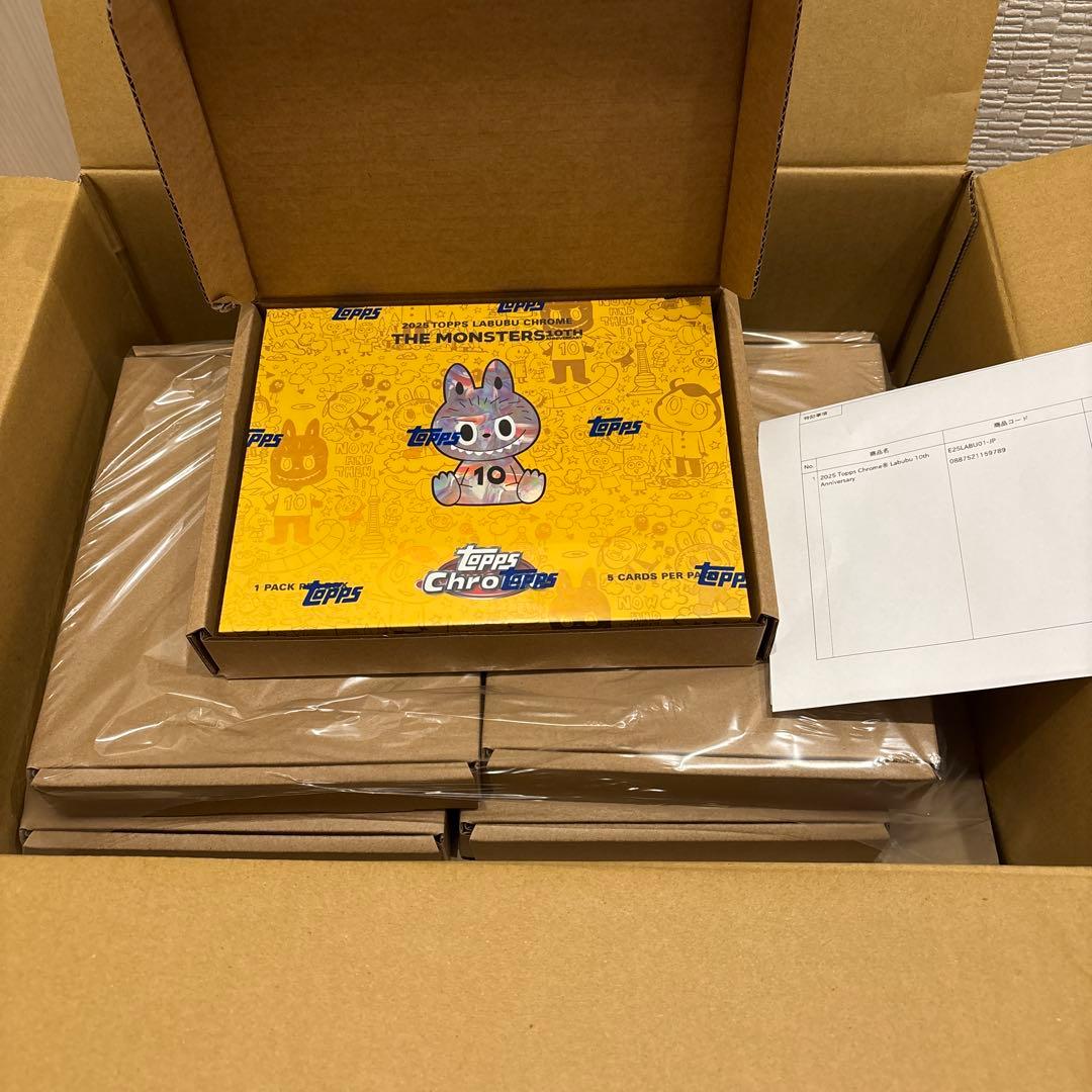 【5box】TOPPS LABUBU BOX 2025 Topps Chrome Labubu 1box - メルカリ