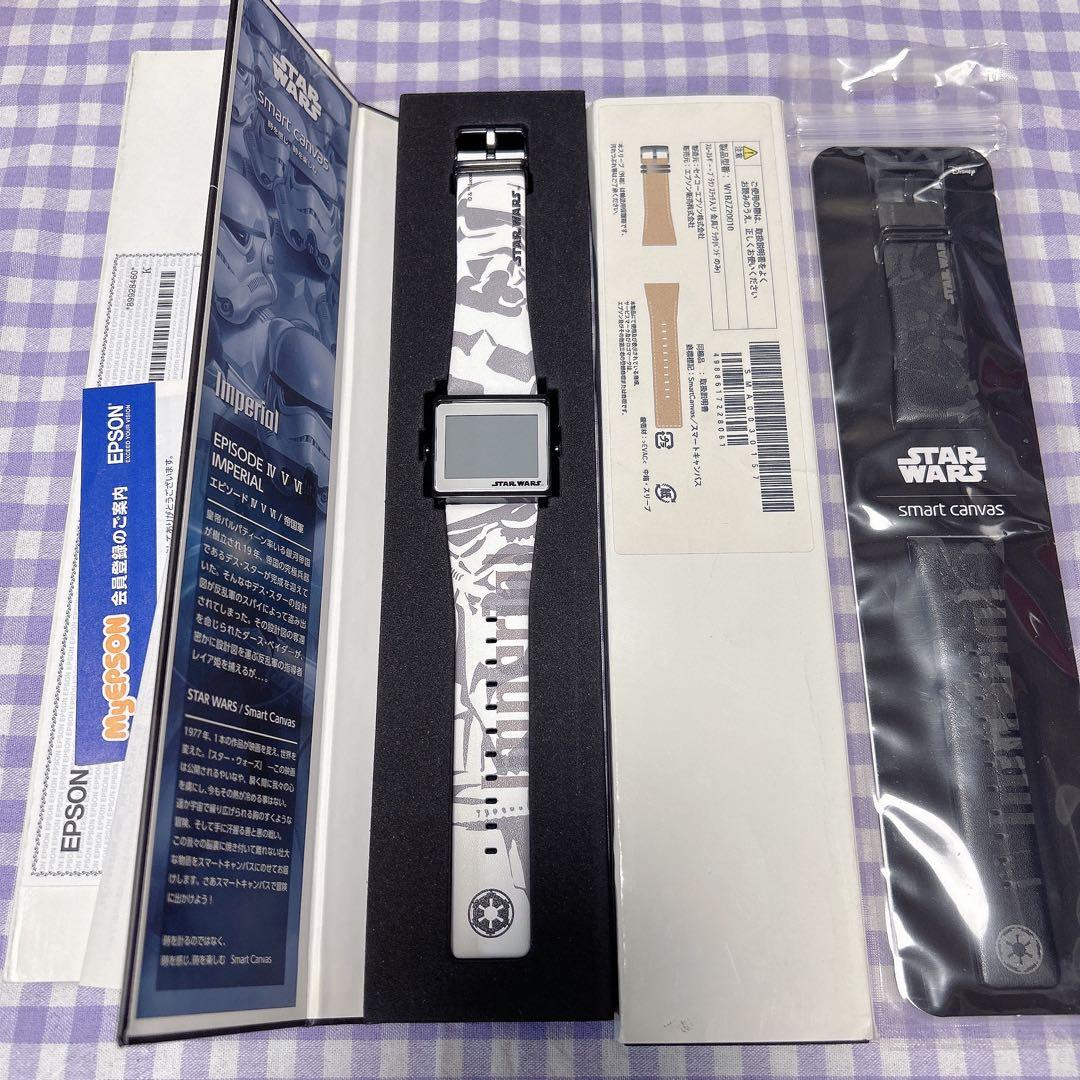 スマートキャンバス スターウォーズ 帝国軍　EPSON 腕時計 仮面ライダーエグゼイド』と「エプソン スマートキャンバス」がコラボ