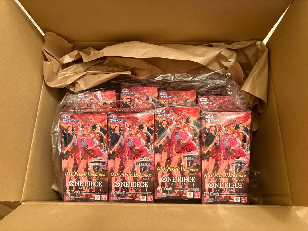 ヒロインズエディション エクストラブースター 新品 テープカット 8BOX