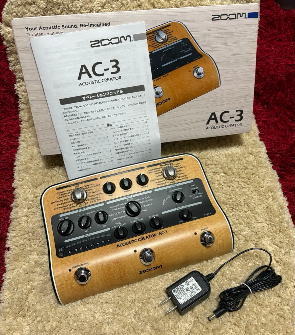 ZOOM AC-3 アコースティックギタープリアンプ Amazon.co.jp: ZOOM ズーム AC-3 アコースティックギター用エフェクツ