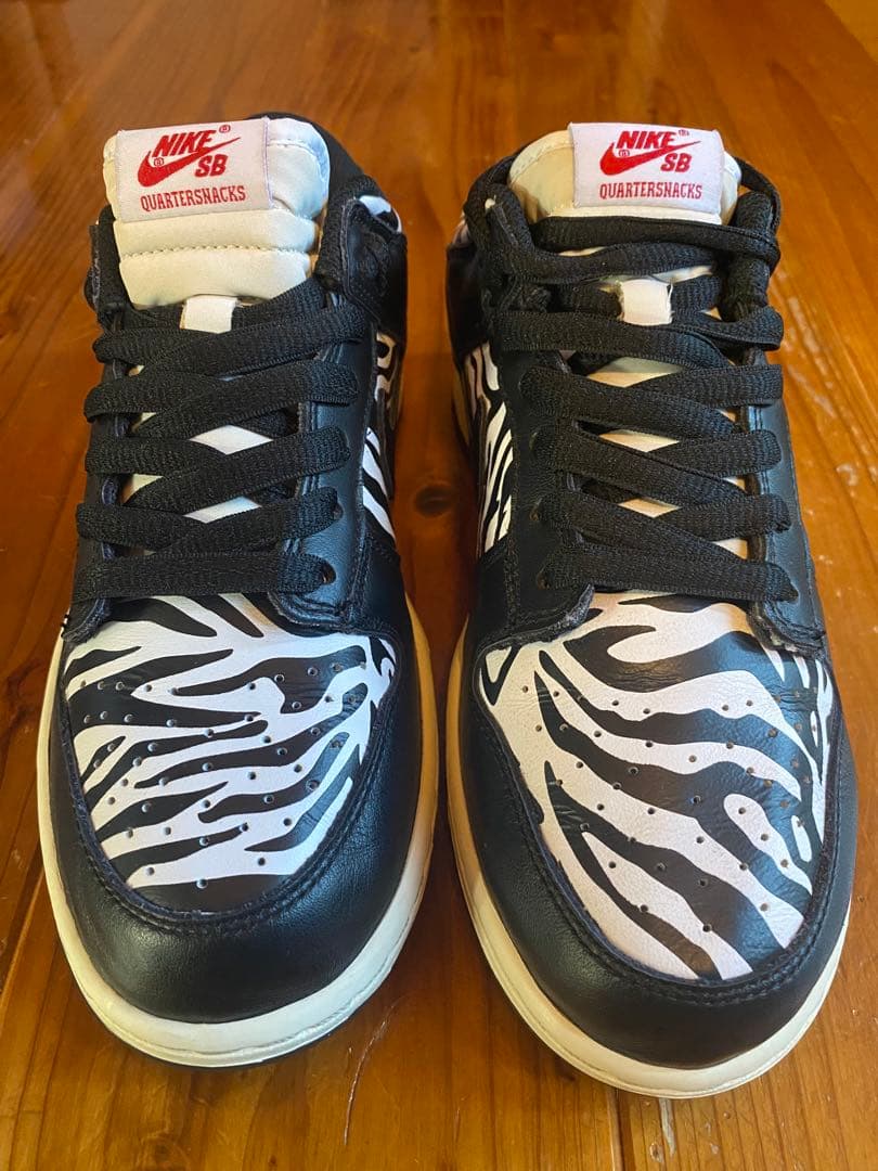 Quartersnacks × Nike SB Dunk Zebra