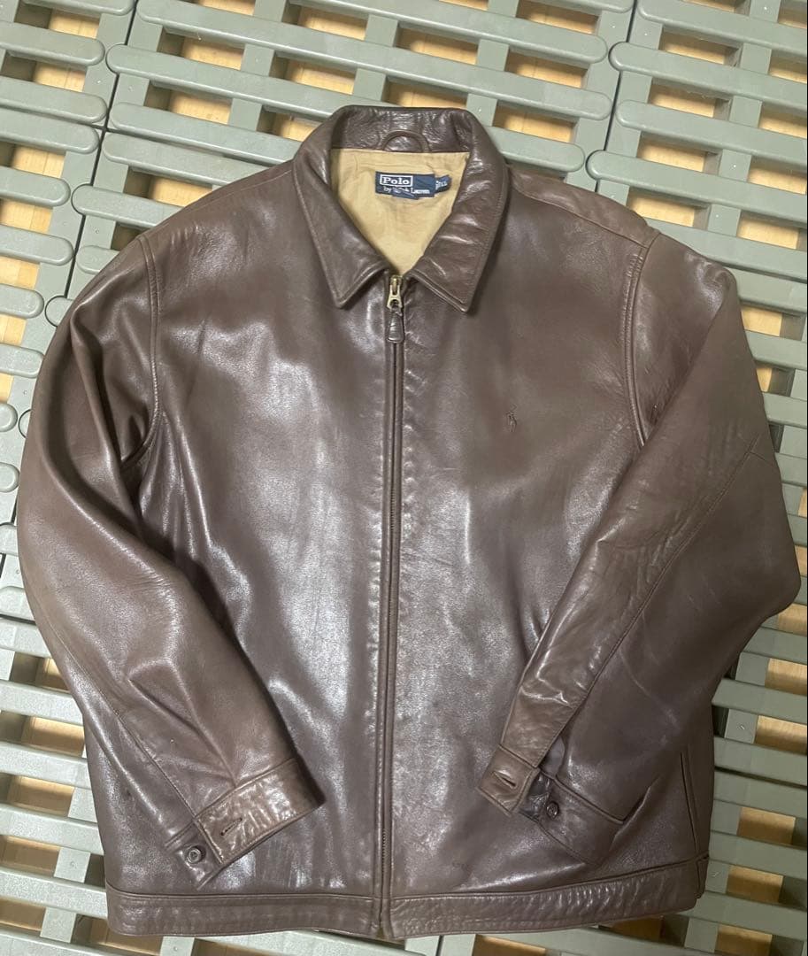 K*D様 Polo Ralph Lauren レザージャケット XL ブラウン