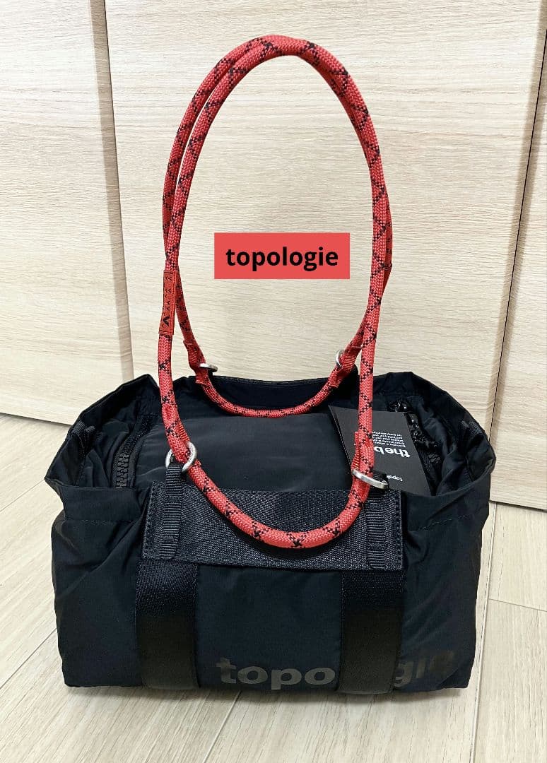 Topologie Duffle Small ブラック ストラップ付き 新品 - メルカリ
