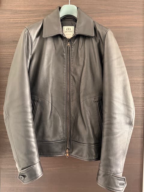 値下げ DENIM made in Italy レザージャケット