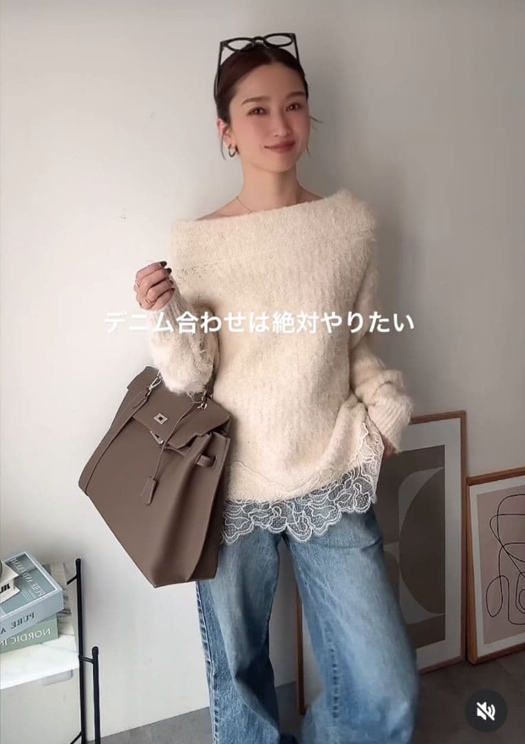 ZARA レースコンビニットセーター Sサイズ - メルカリ