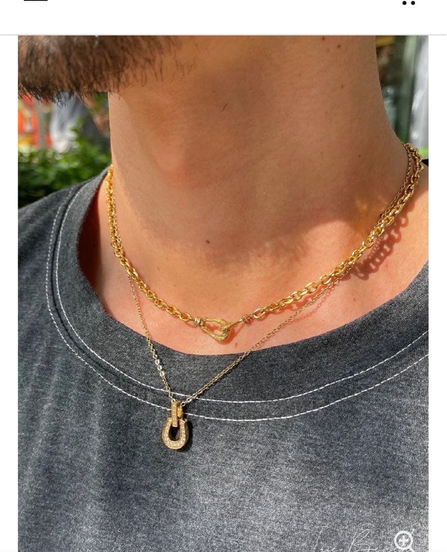 irie beach Horseshoe×Fish hook ネックレス - メルカリ