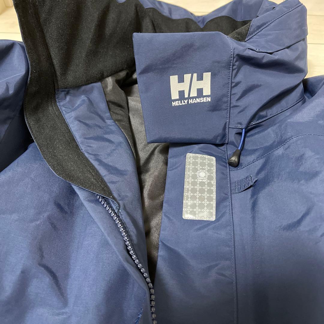 極美品 HELLY HANSEN オーシャンフレイジャケット ネイビー XL - メルカリ