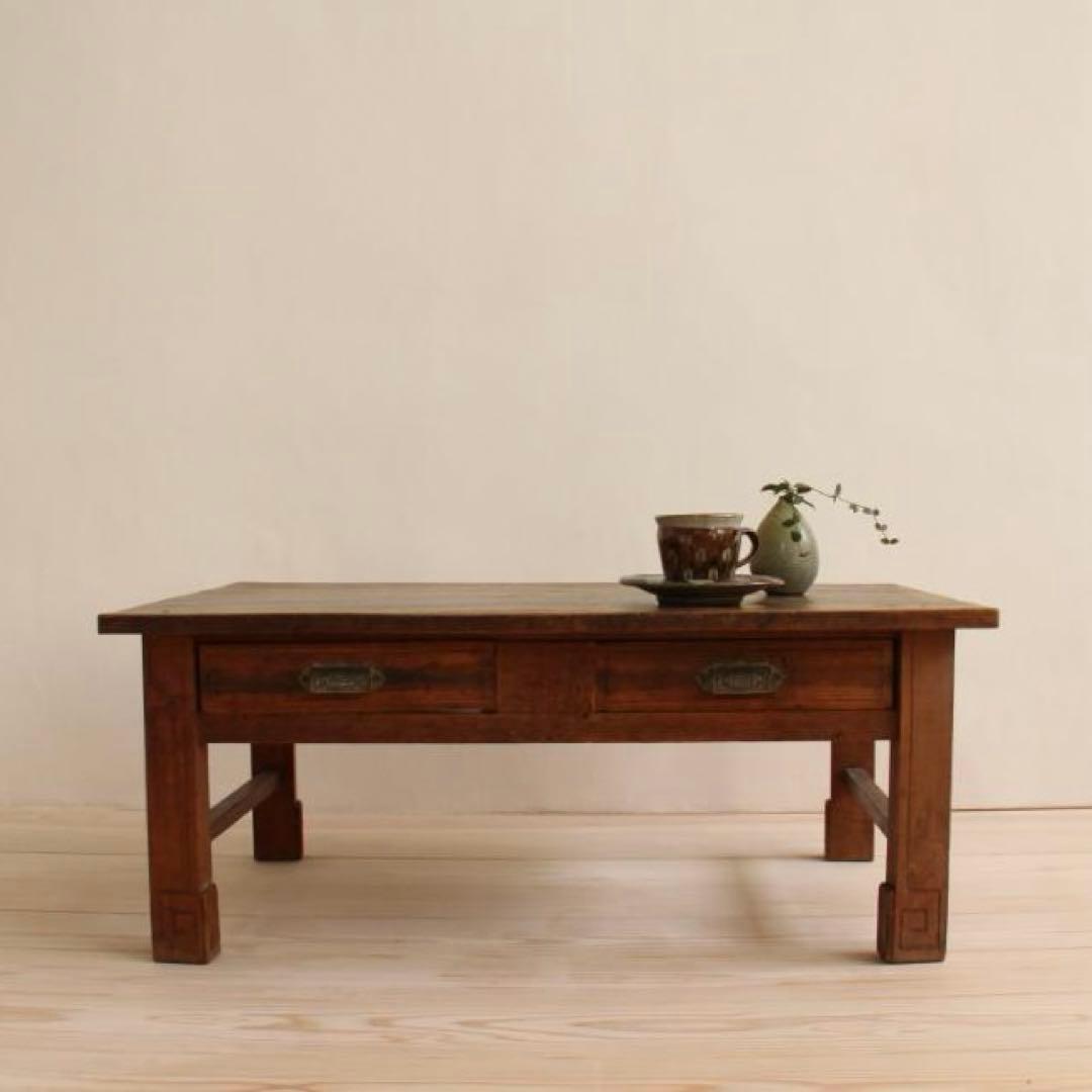 アンティーク　文机　家具　机　ちゃぶ台