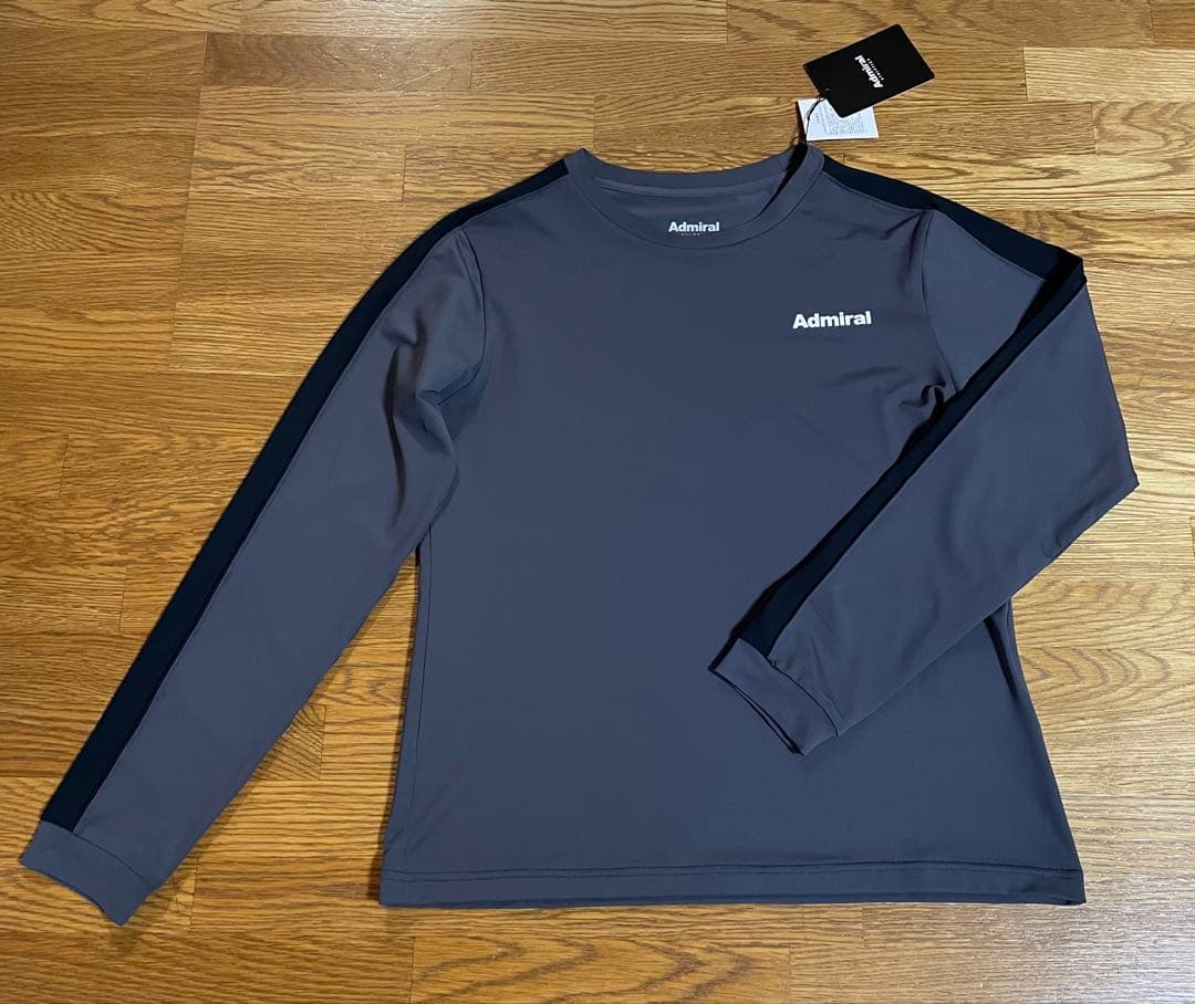 【未使用】アドミラル　テニス　ロングスリーブM レディース 長袖 admiral アドミラル(Admiral) ウェア（レディース） ]サイドスリットヘムロング