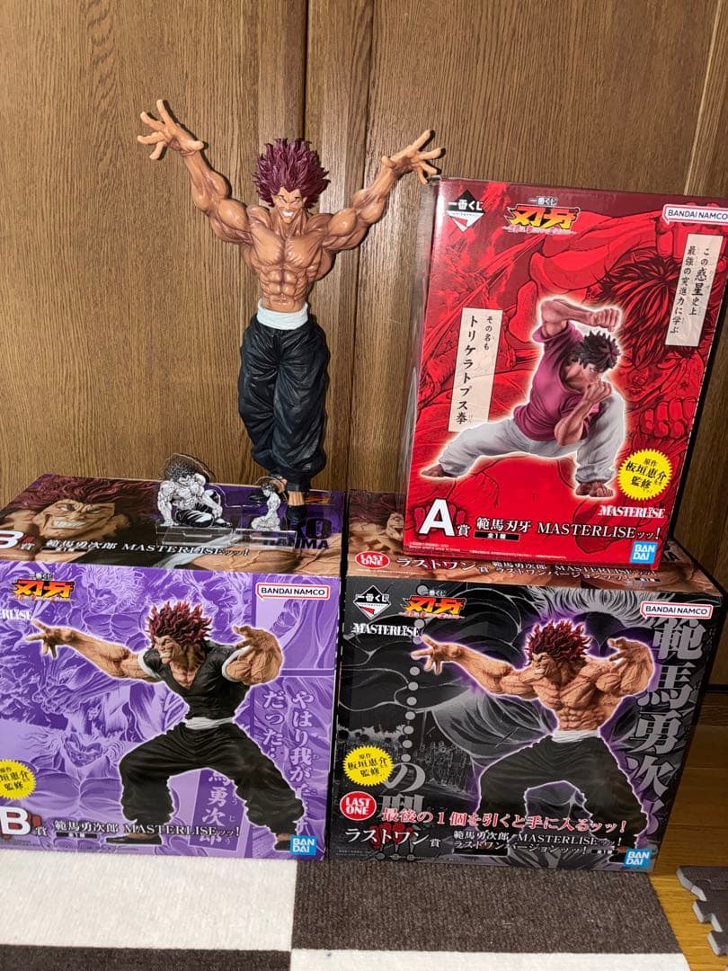 刃牙 一番くじ A賞 範馬刃牙 B賞、ラストワン賞 範馬勇次郎 まとめ売り