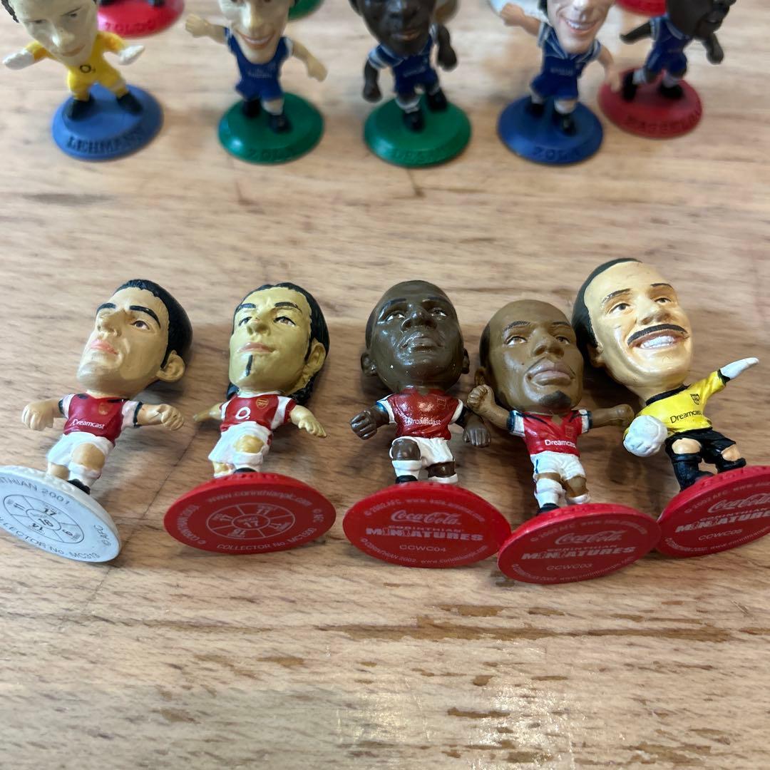 サッカー選手フィギュア 15体セット コカ・コーラ - メルカリ