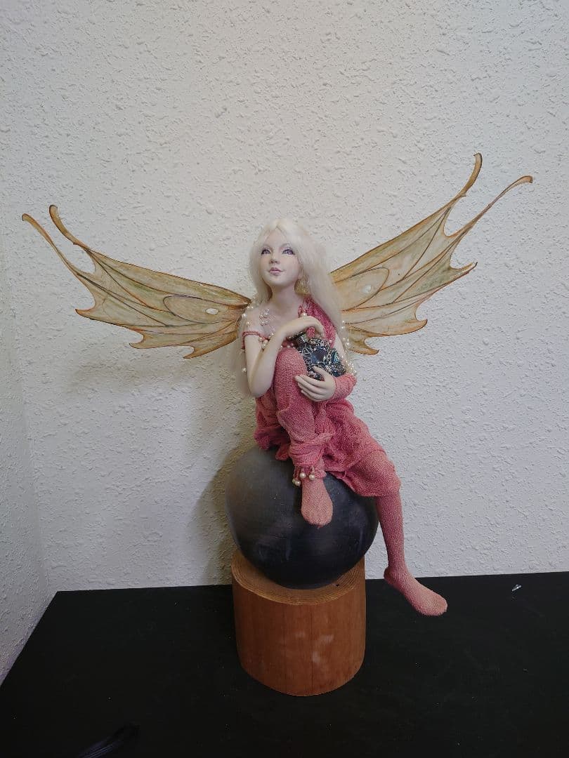 サイズ約43cm 妖精　人形　西洋人形　石膏人形