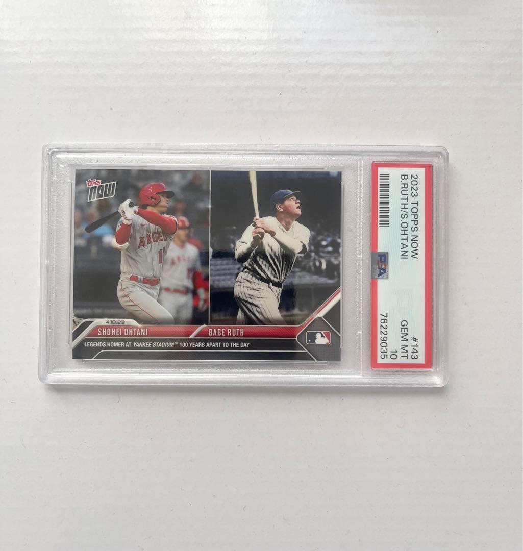 大谷翔平 PSA10 鑑定済 ベイブルース コラボカード #143 topps 大谷翔平 PSA10 鑑定済 ベイブルース コラボカード #143 topps - メルカリ