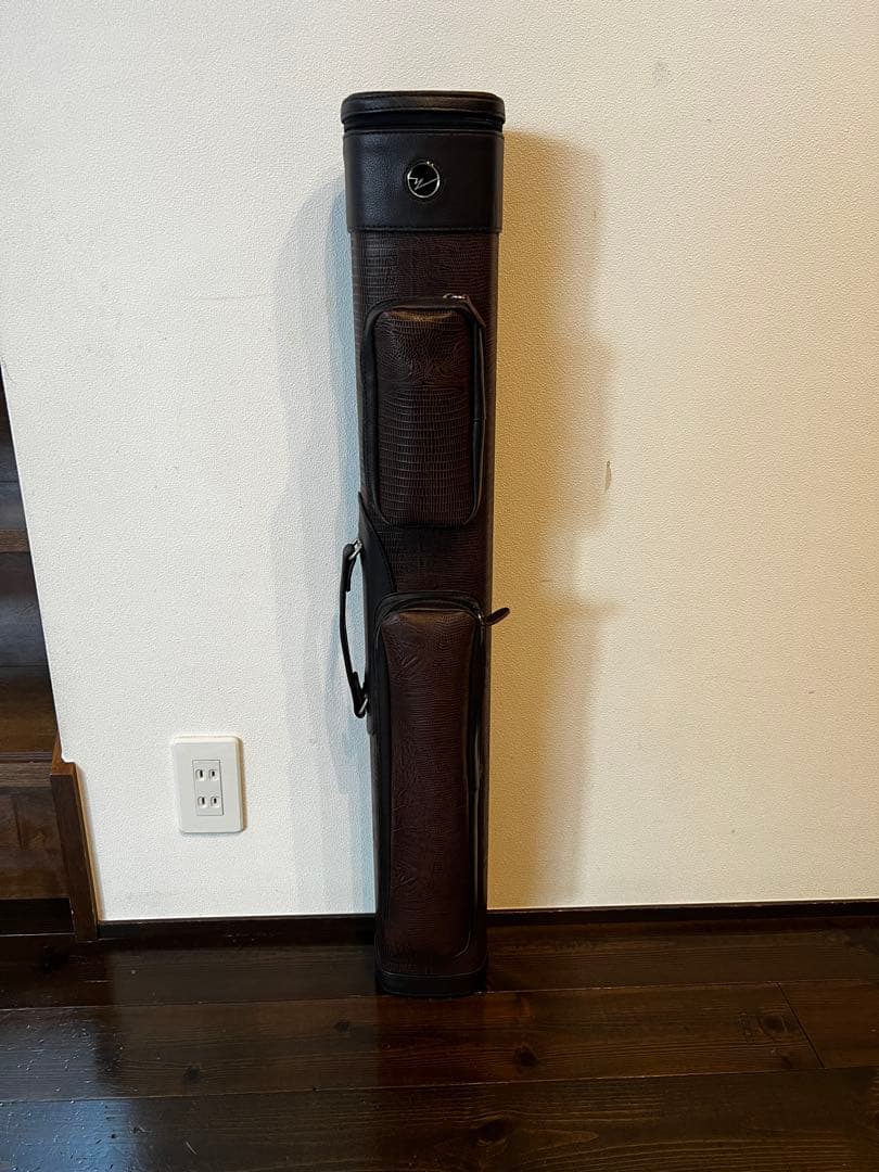 【中古・美品】キューケース　Whitten Type 3S 6B Whitten Type GH35-3 3バット5シャフト 本革 キューケース 3B/5S 商品