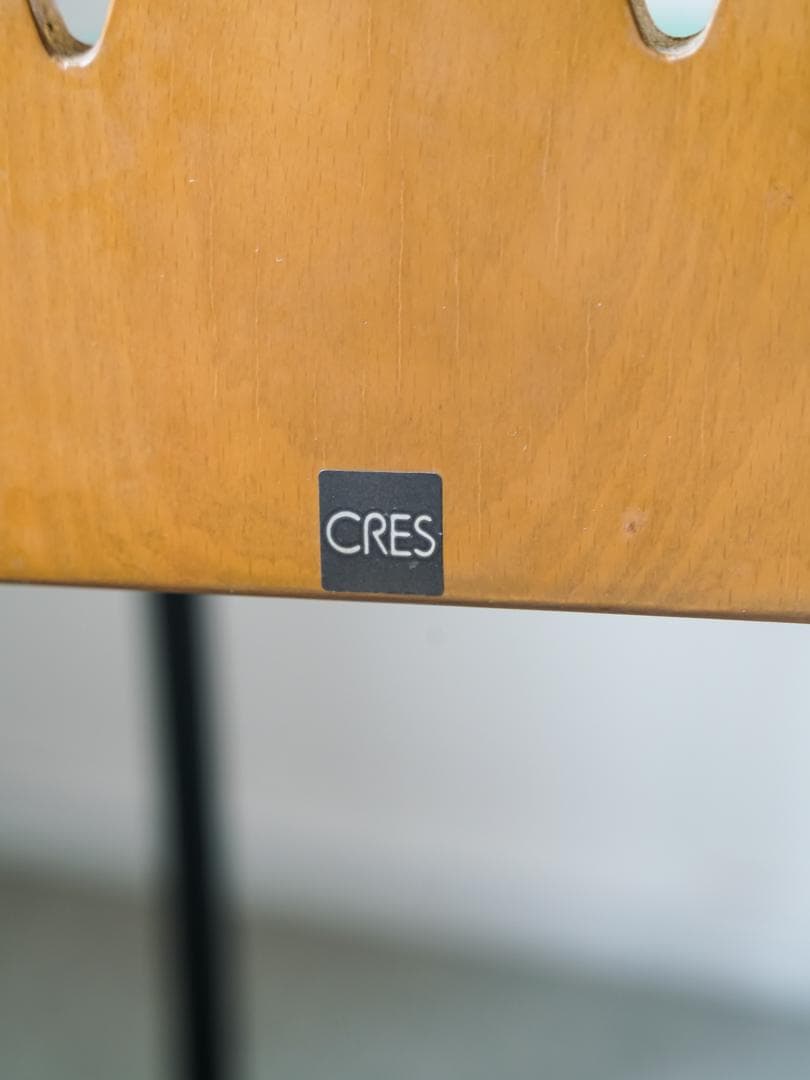 廃盤 \"CRES\" vintage チェア 2脚 レトロ ポストモダン