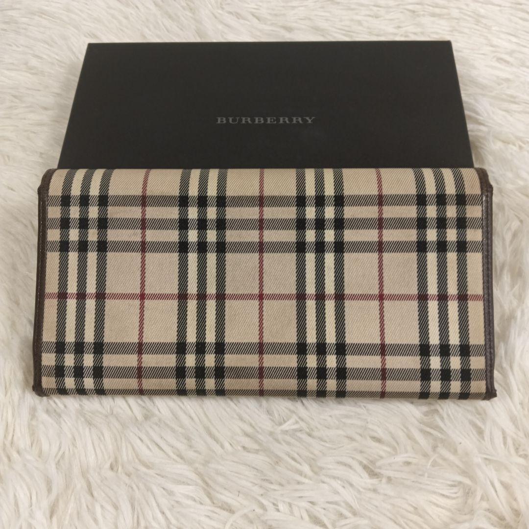 BURBERRY】バーバリー 長財布 ノバチェック がま口 ✨箱付✨ - メルカリ