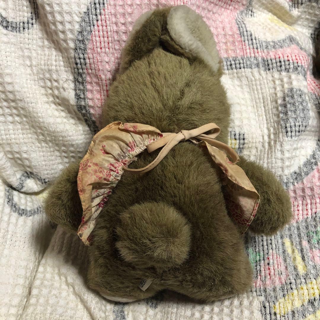 昭和レトロ ヴィンテージ LIBERTY リバティ うさぎ ぬいぐるみ 2コ
