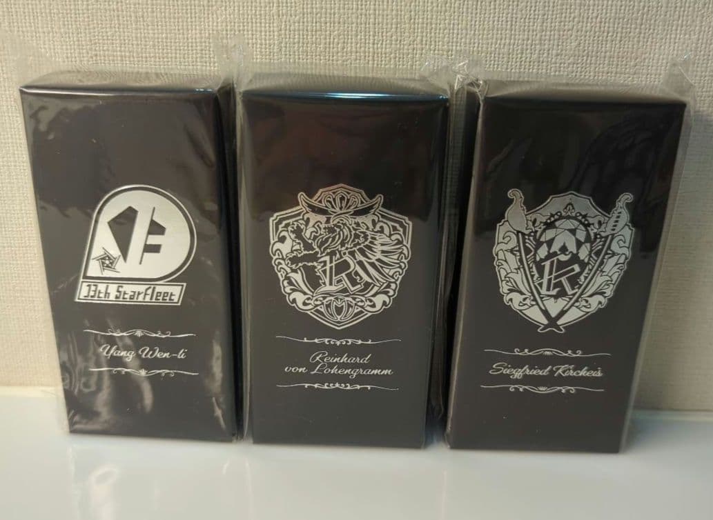 銀河英雄伝説　香水　ヤン　ラインハルト　キルヒアイス　3本セット