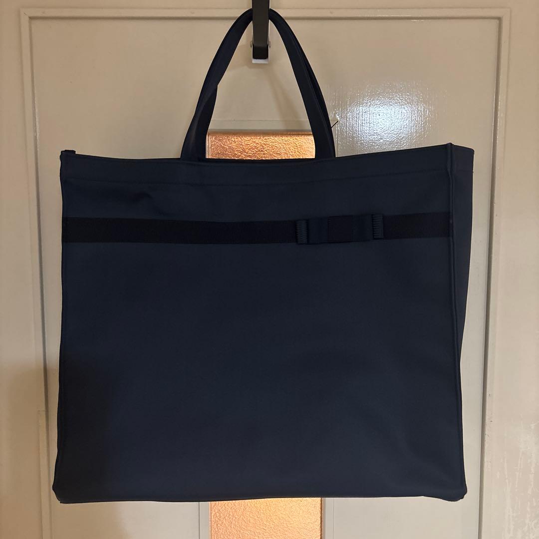 ファミリア　小学校受験　お受験　ネイビーサブバッグ　美品